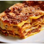 Traditional Italian Bolognese Lasagna