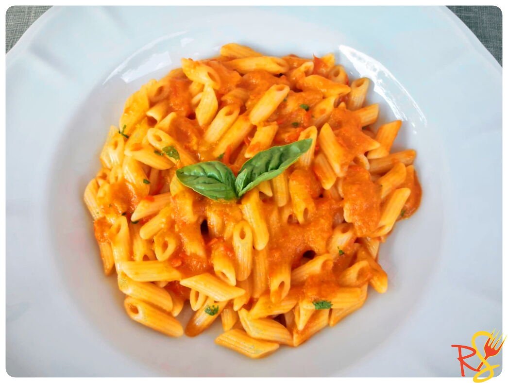 Vegan Roasted Red Pepper Sauce Pasta Recipe Recipeselected
